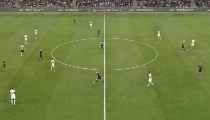 Soccer match in a RunTV zone